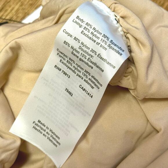 A Pea in the Pod Maternity Blue Floral Ruffle One-Piece Swimsuit Size Small - Picture 10 of 12